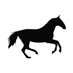 Fototapeta na wymiar horse silhouette vector