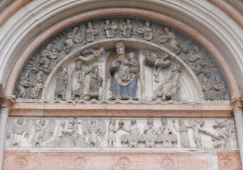 Fototapeta na wymiar Italy Emilia-Romagna Province of Parma Parma Cathedral 