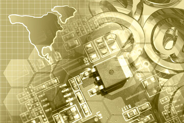 Device, mail signs and map