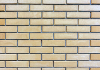 Obraz premium A neatly laid out brick wall. Brickwork.