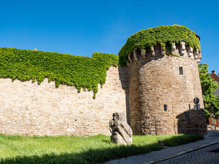 Krummes Tor Schloss Merseburg in Sachsen-Anhalt in Deutschland