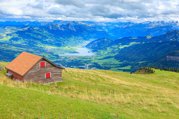 Obraz premium View on Mount Rigi, Switzerland.