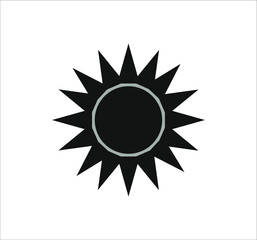 sun icon. illustration for web and mobile design.