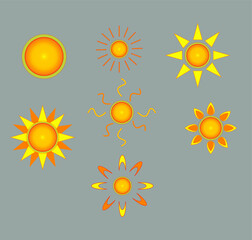 Fototapeta premium sun icon. illustration for web and mobile design.