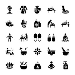 Massage Vector Icons Pack 