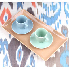 colored plate cuup coffe tableware kitchenware 