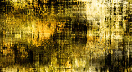 Obraz premium art abstract monochrome old gold, white and black geometric intersection background