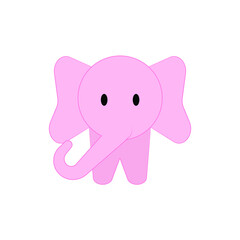 pink elephant cartoon