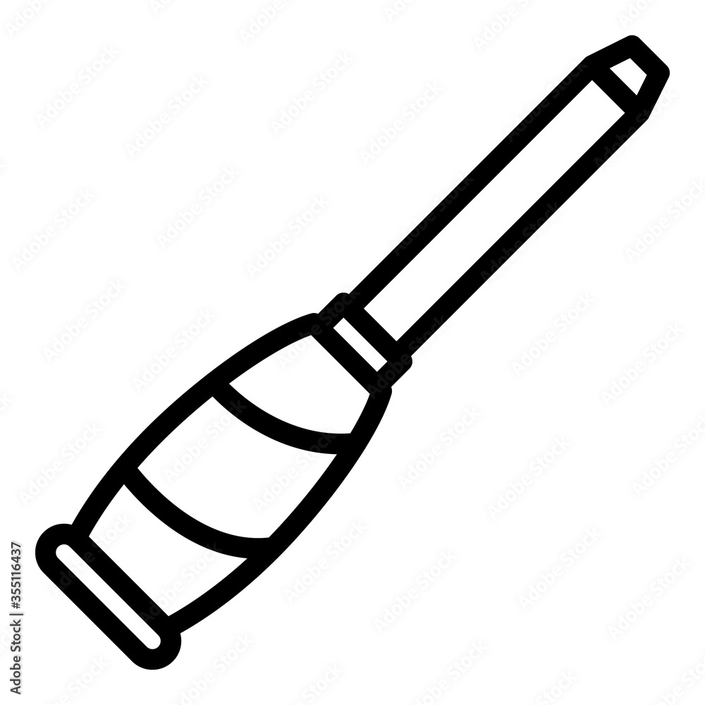 Poster Work chisel icon. Outline work chisel vector icon for web design isolated on white background