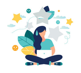 vector illustration.flate graphics low rating, low grade work. poorly done job dislike