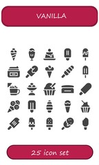 vanilla icon set