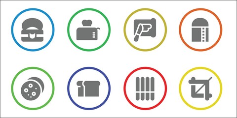 bread icon set