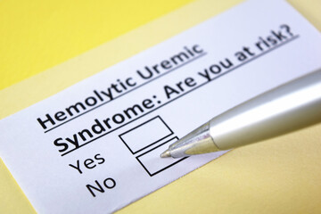 Fototapeta premium Questionnaire about health problem