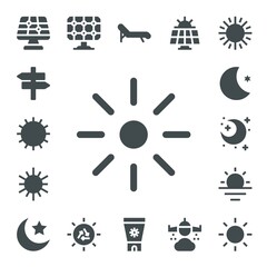 sunlight icon set