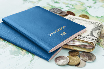 Domestic tourism. Planning journey across home land. Travel in home country because of travel ban. Coronavirus COVID-19 taboo for journey abroad.