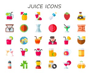 juice icon set