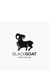 creative Bighorn Ram Goat, Horn Sheep logo design	
