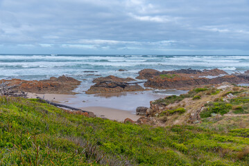 Edge of the world lookout at Tasmania, Australia
