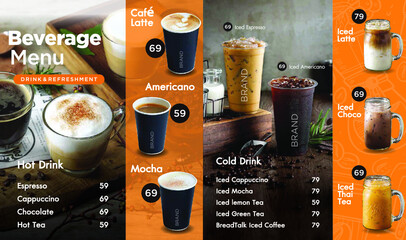 Drink menu