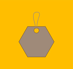 Sale vintage labels, template purchase labels. Blank labels, discount and price on paper. .Vector illustration.