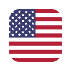 Flag of the United States of America. Vector illustration
