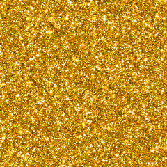 Golden glitter for texture or background