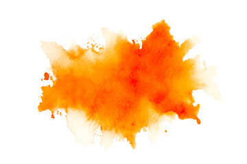 abstract orange watercolor background