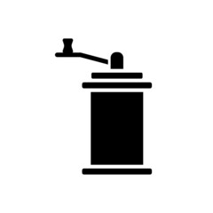 classic coffee mill, glyph icon