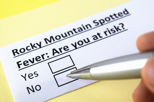 One Person Is Answering Question About Rocky Mountain Spotted Fever.