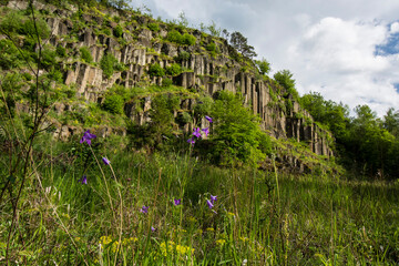 Straz nad Ohri, Karlovy Vary, Czech Republic, May 2020: Natural monument Maly Stolec
