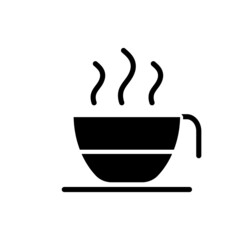 hot drink cup, glyph icon