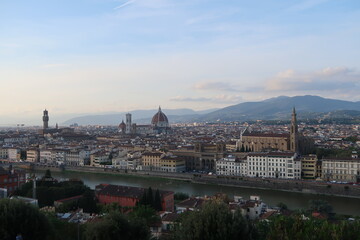 Fototapeta na wymiar Viewpoint over Florence in Italy