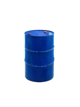 Oil barrel isolated on white
