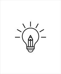 creative idea icon,vector best line icon.