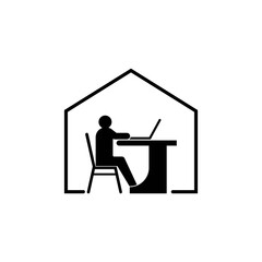 Work from home logo.