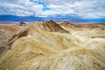 hikink the golden canyon - gower gulch circuit in death valley, california, usa
