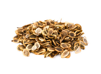 Heap dill seed isolated on white background