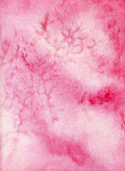 pink watercolor abstract background, watercolor illustration with grunge texture in pink hues