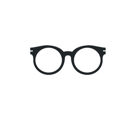 Glasses Icon.  Retro glasses vector illustration