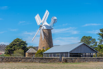 Callington mill at Oatlands, Tasmania, Australia © dudlajzov