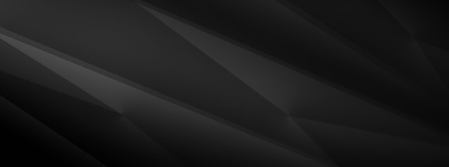 Dark neutral abstract background for wide banner