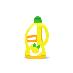 detergent in a bottle vector illustration