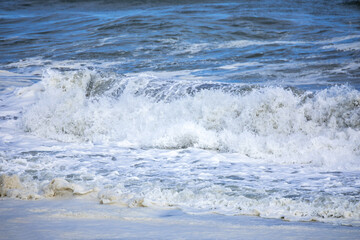 stormy ocean scenery background