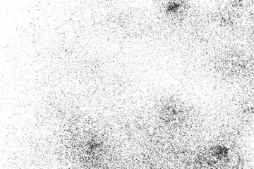 Black glitter pile isolated on white background and texture, top view
