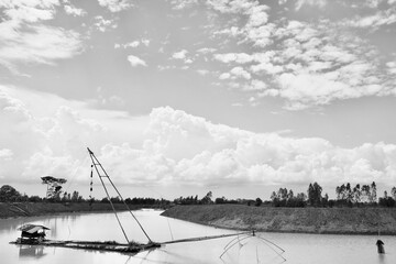 boat on the river