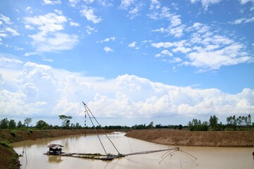 boat on the river