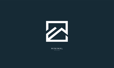 a line art icon logo of a house home real estate 