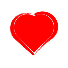 Hearts . Grunge stamps collection.love Shapes for your design.Distressed symbols. Textured Valentine's Day signs.Vector illustration.