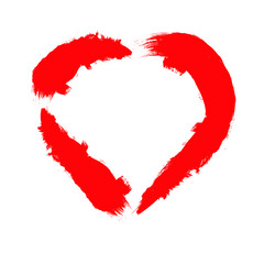 Hearts . Grunge stamps collection.love Shapes for your design.Distressed symbols. Textured Valentine's Day signs.Vector illustration.