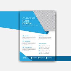 Creative Flyer Design, Business Brochure. Flyer Design. Leaflets a4 Template. leaflet design, Cover Book, corporate flyer design, Magazine. Annual Report Vector illustration, Modern flyer.